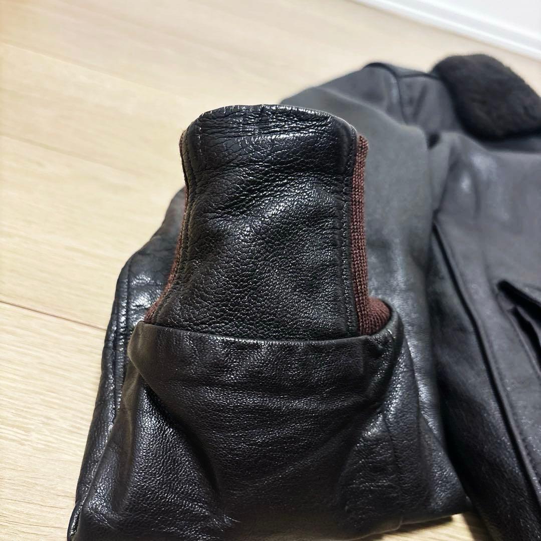 美品 80s USA製L.L.Bean G1 レザージャケット