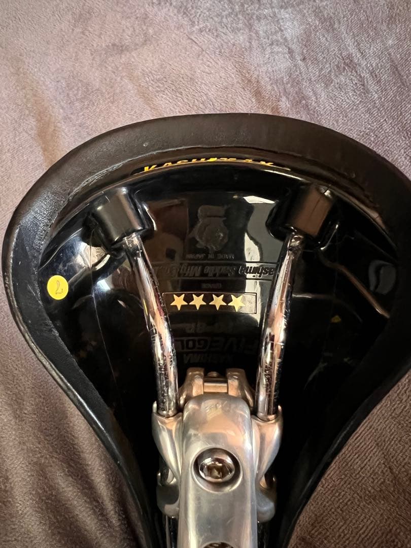 KASHIMAXFIVEGOLDFG8P四つ星サドルNITTONJSシートポスト