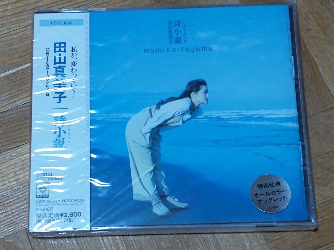 田山真美子 瞳の法則 詩小説 未開封