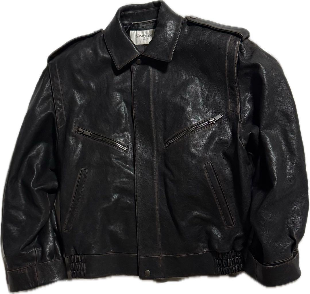 米津玄師着用　SAINT LAURENT サンローラン　レザージャケット