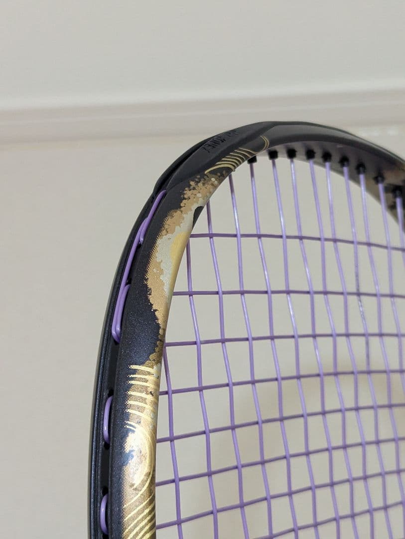 うなぎいぬ様YONEX　ジオブレイク80V ゴールドパープル