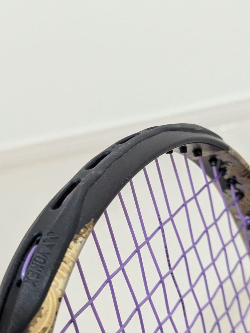 うなぎいぬ様YONEX　ジオブレイク80V ゴールドパープル