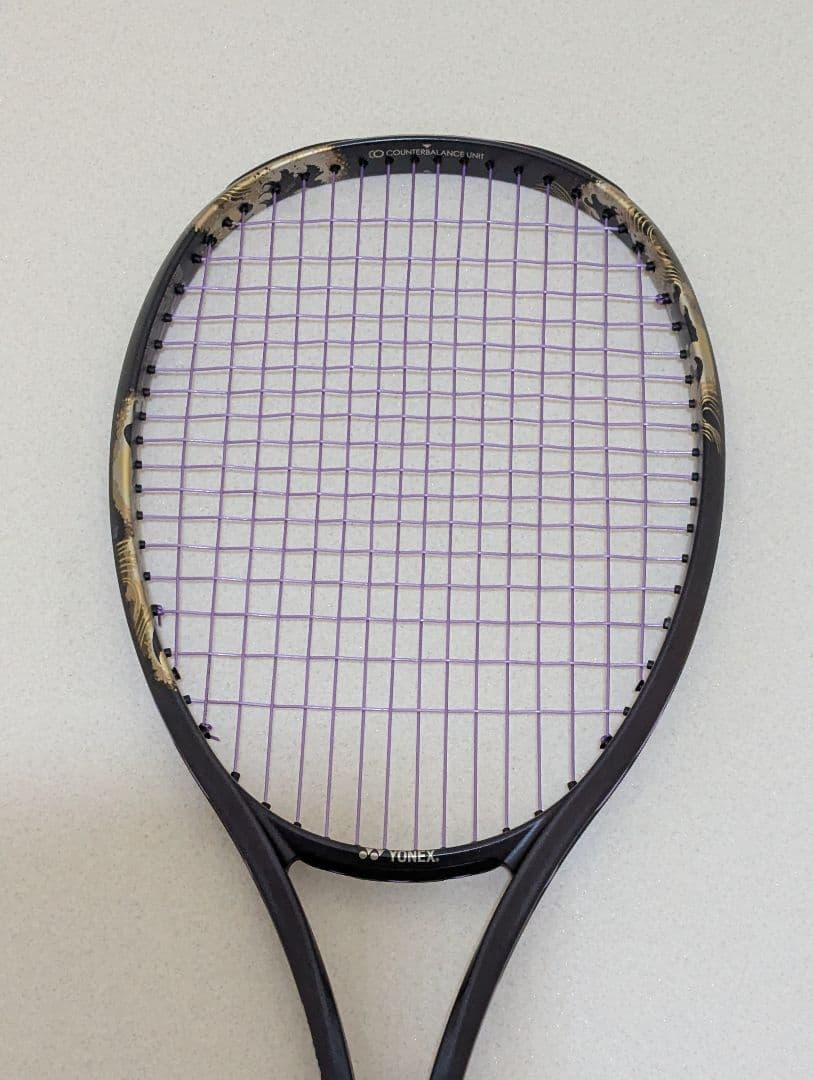 うなぎいぬ様YONEX　ジオブレイク80V ゴールドパープル