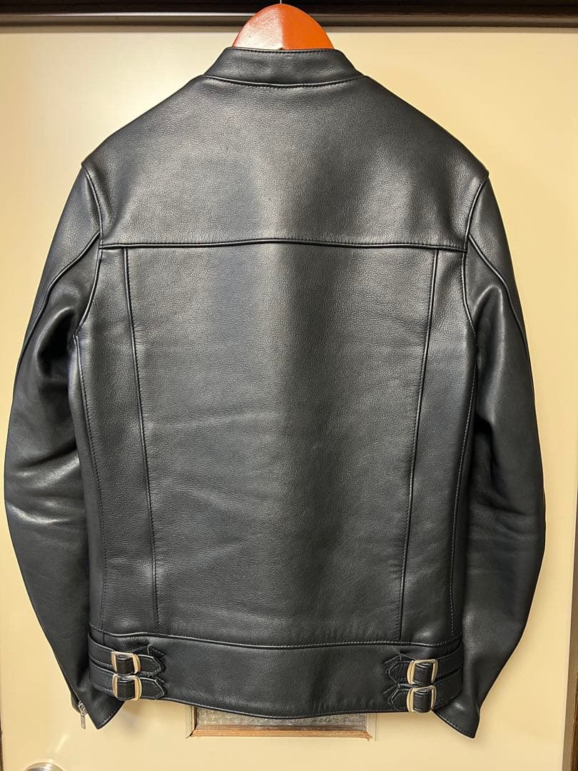 666 レザージャケット 34 マンダリンカラー　LJM-21TF