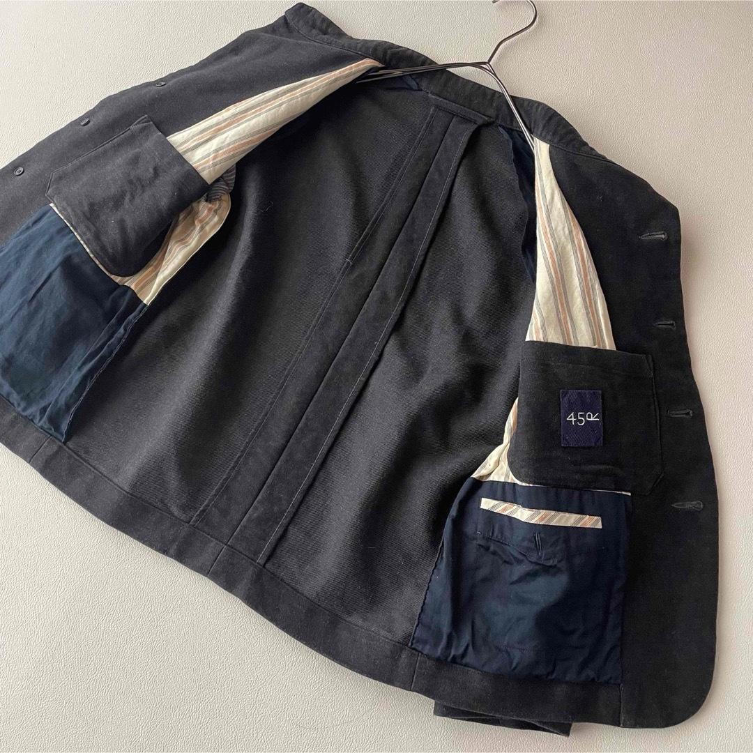 5497【美品】45R　フランネルの908オール スタンドカラージャケット