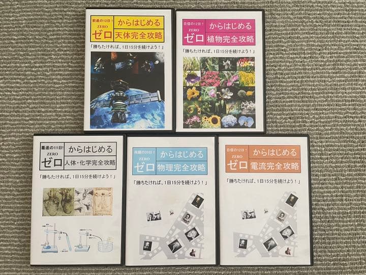【中学受験用】ゼロから始めるシリーズ 理科