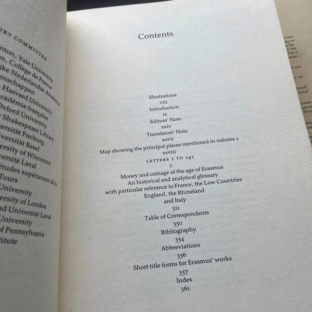 【英語本】　エラスムスの往復書簡 全４巻
