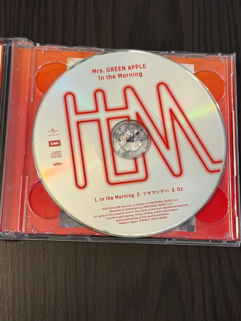Mrs. GREEN APPLE In the Morning 初回限定盤