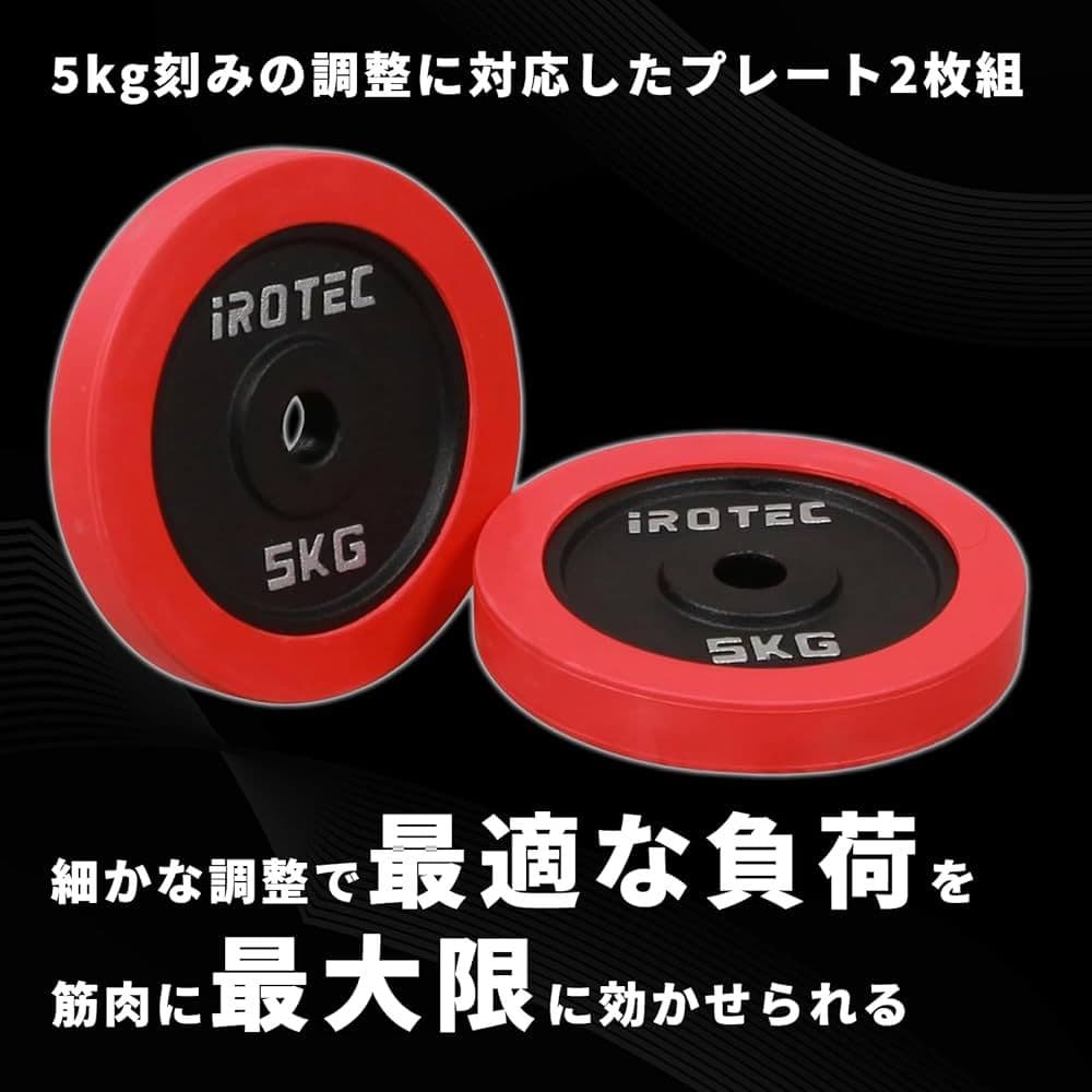 IROTECアイロテックラバープレート 穴径29mm レギュラータイプ/ダンベル