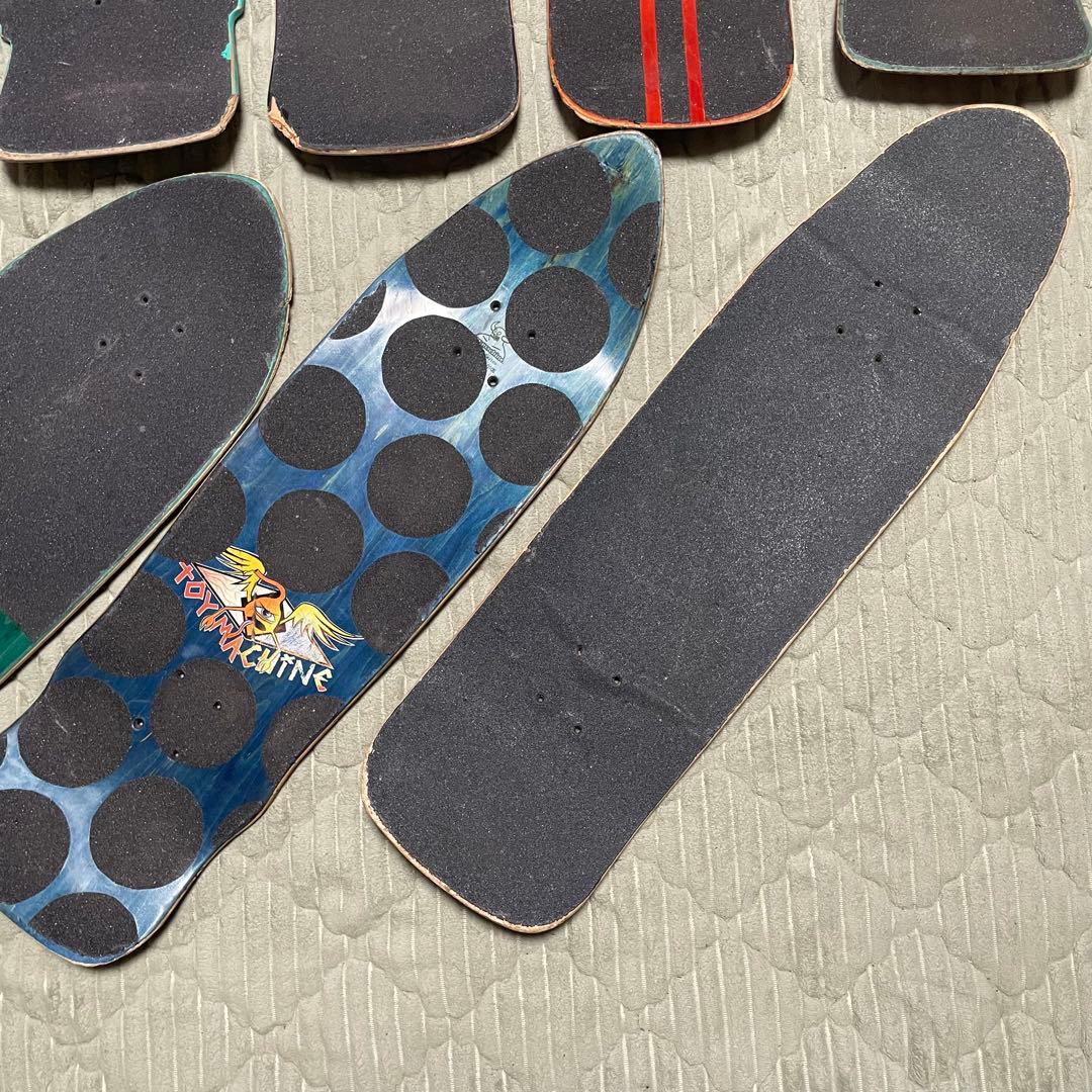 廃デッキ　希少　オールドシェイプ　スケボーデッキ　DIY まとめ売り　7枚