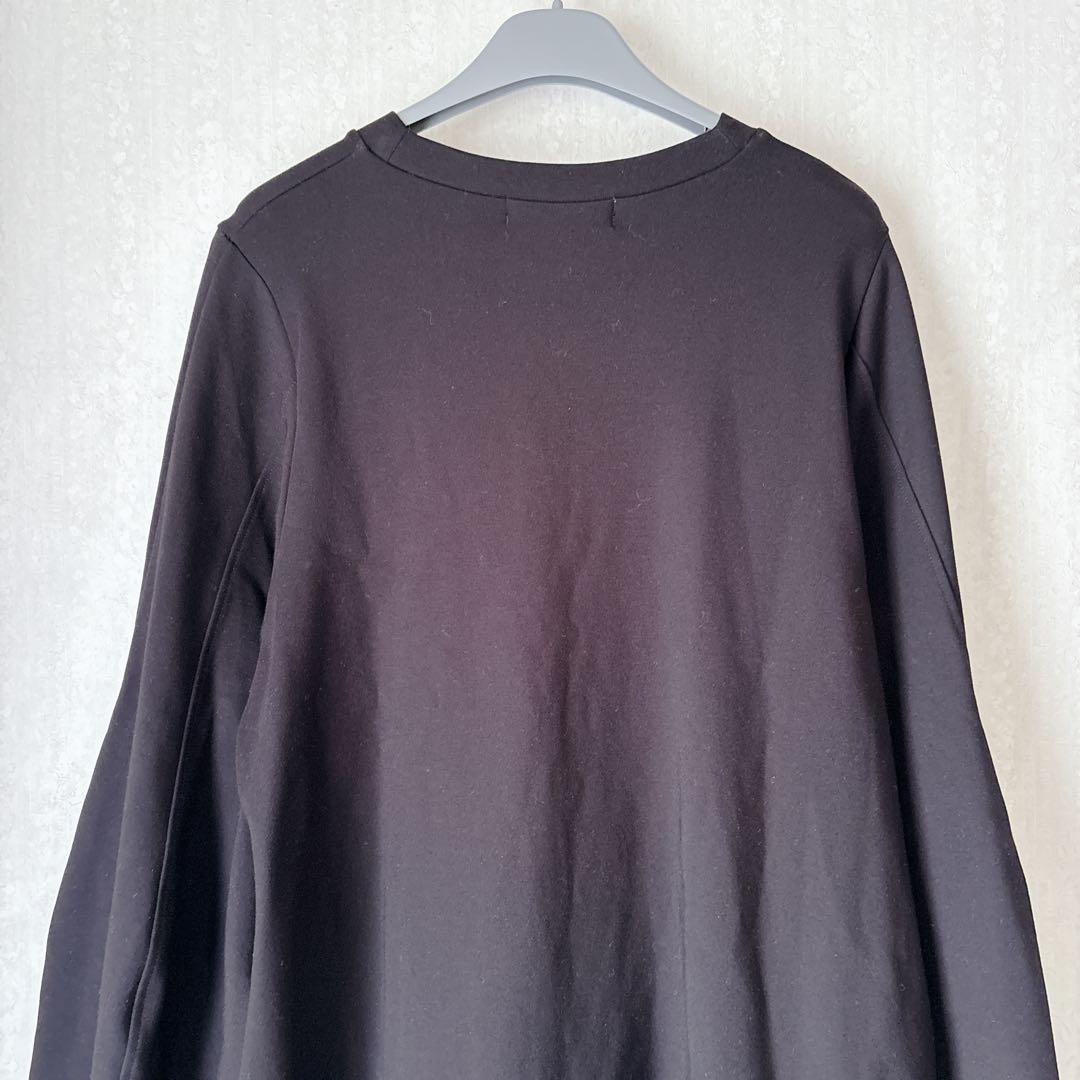 【極美品】HeRIN.CYE Ponte op 異素材ドッキングワンピース 黒