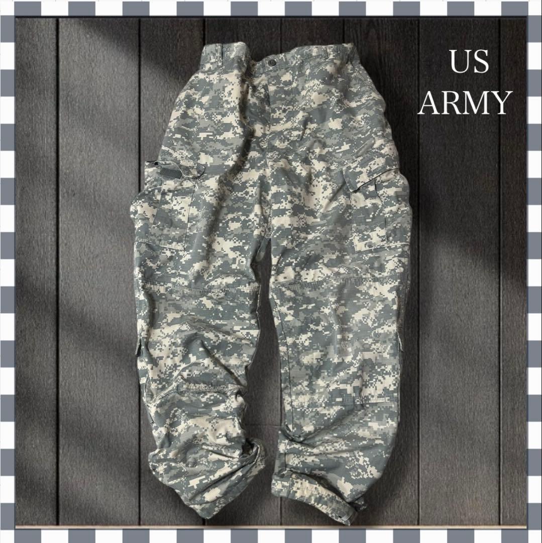 や*^様 4041/US ARMYコンバッドデジカモカーゴパンツダブルニーXL/