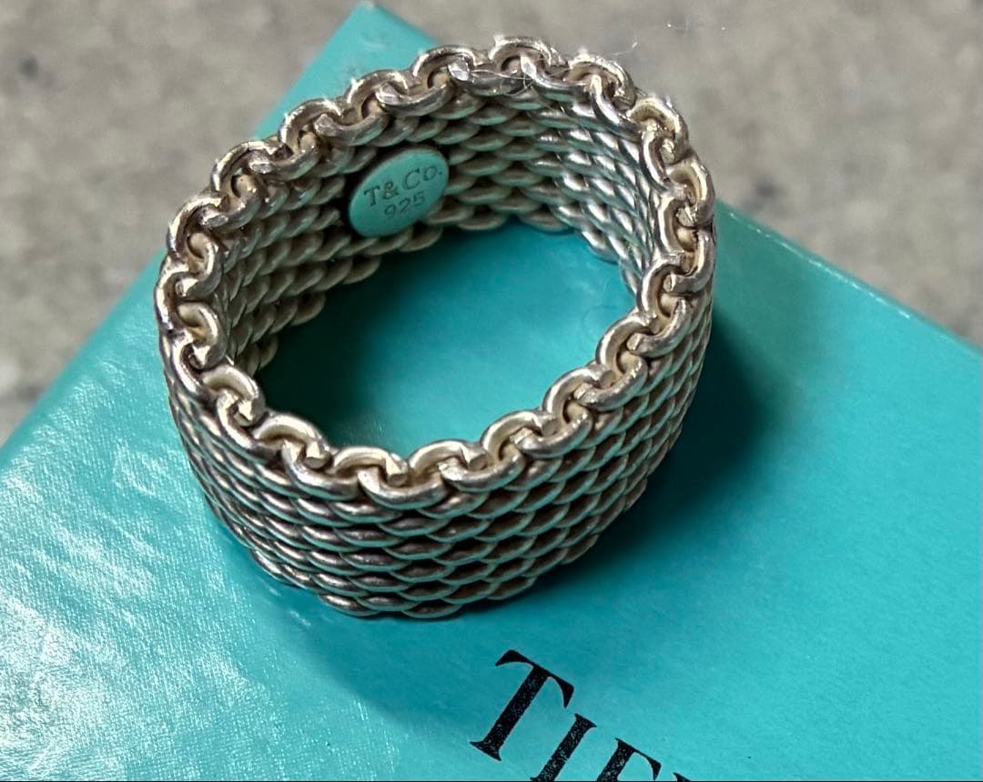 Tiffany & Co. シルバー メッシュリング
