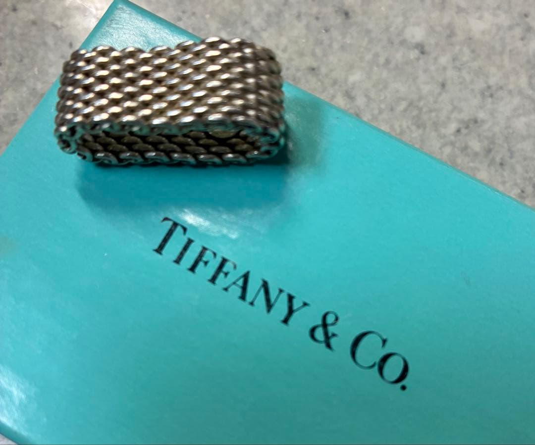 Tiffany & Co. シルバー メッシュリング