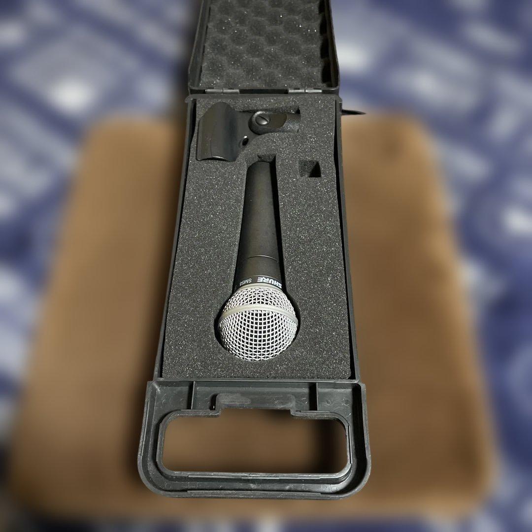 SHURE SM58 ダイナミックマイク ケース・ステッカー付き