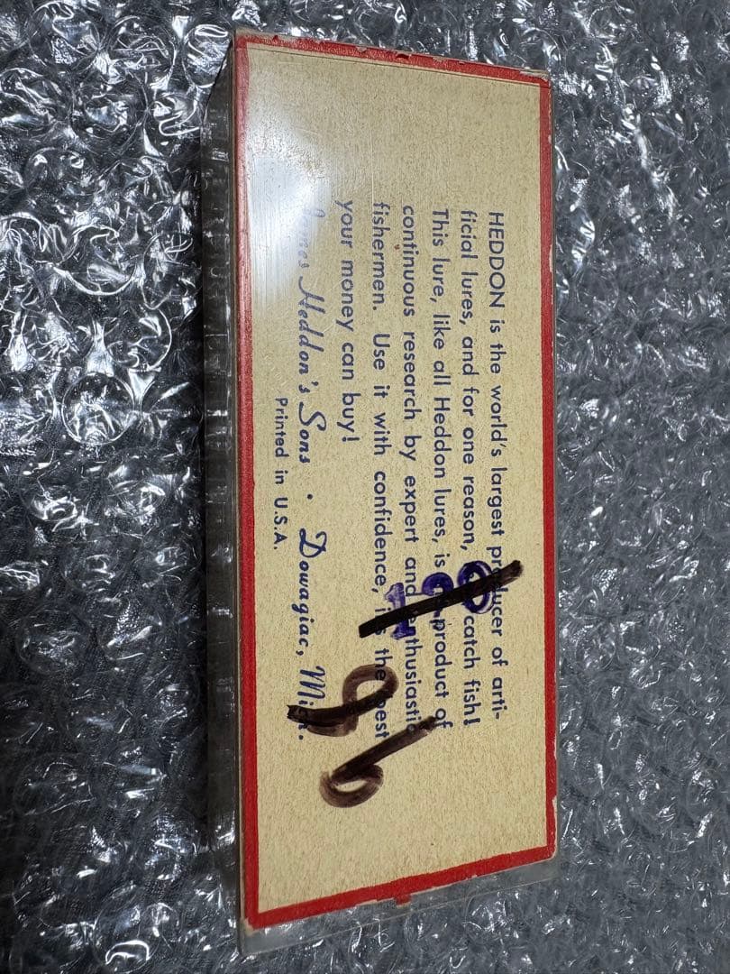 Heddon ウンデッドスプーク　オールドヘドン　60年代　新品　デッドストック
