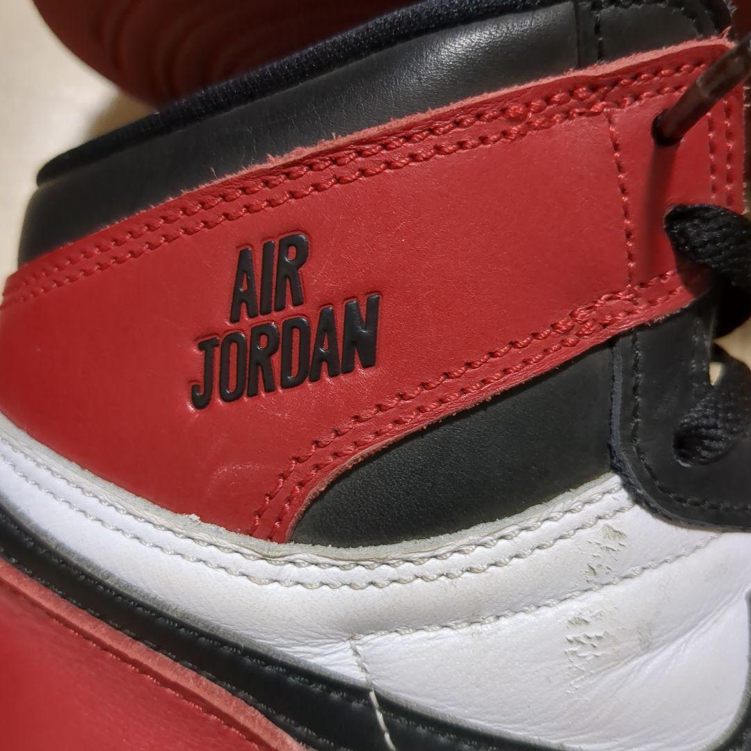 Nike Jordan 1 Retro High OG つま黒25cm箱付き