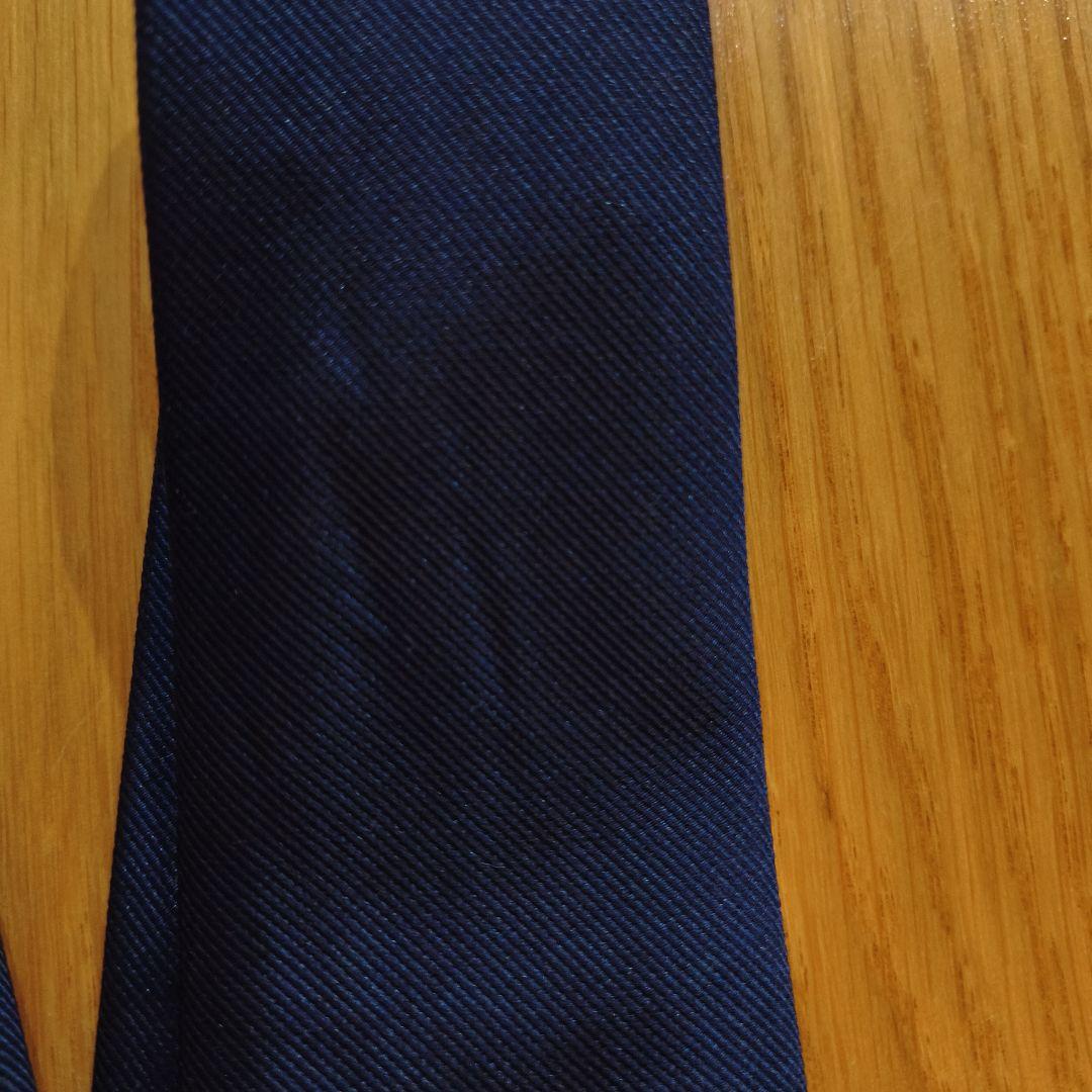 Brooks Brothers ネクタイ 紺 USA製 無地 ソリッド