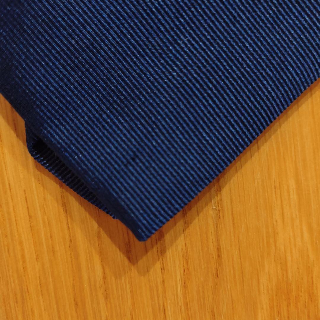 Brooks Brothers ネクタイ 紺 USA製 無地 ソリッド