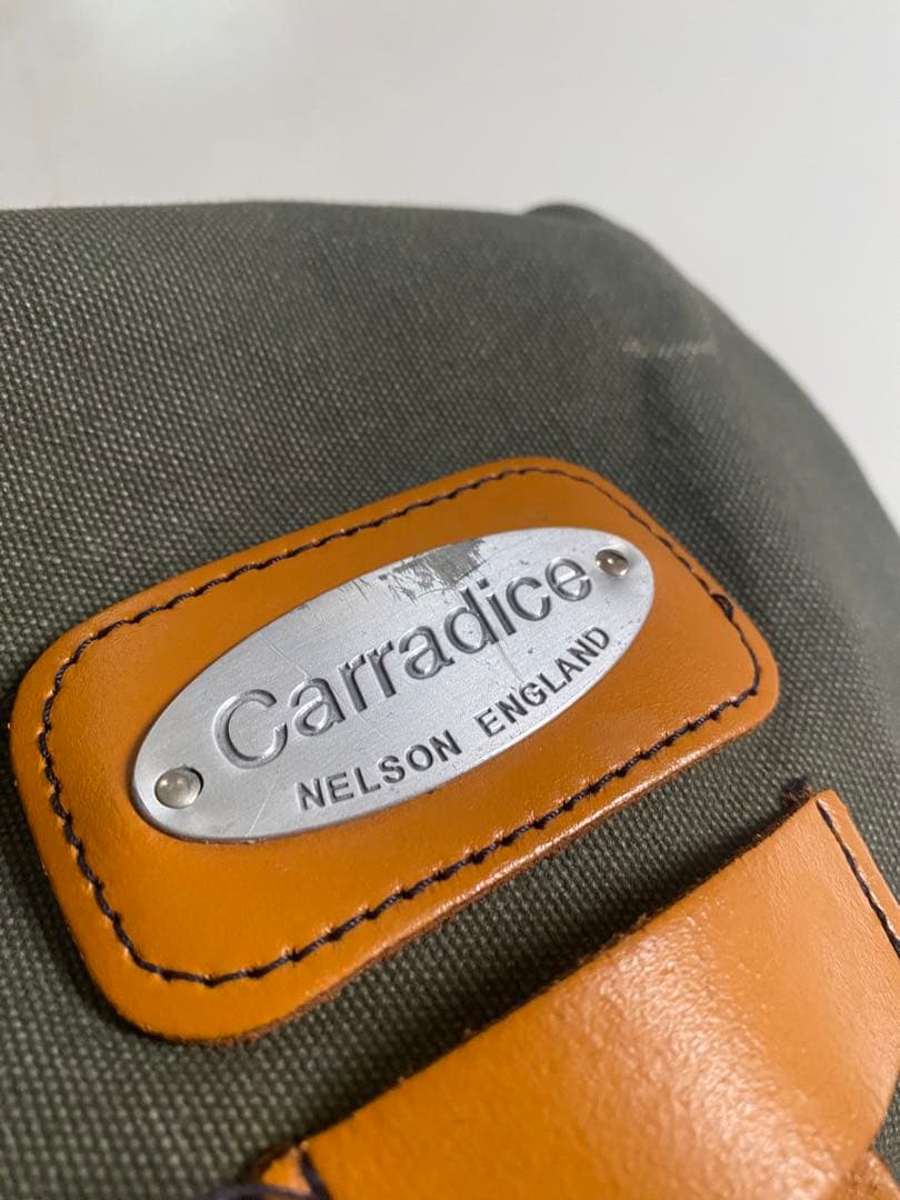 英国製 CARRADICE キャンバスバッグ オリーブグリーンハンドル バック