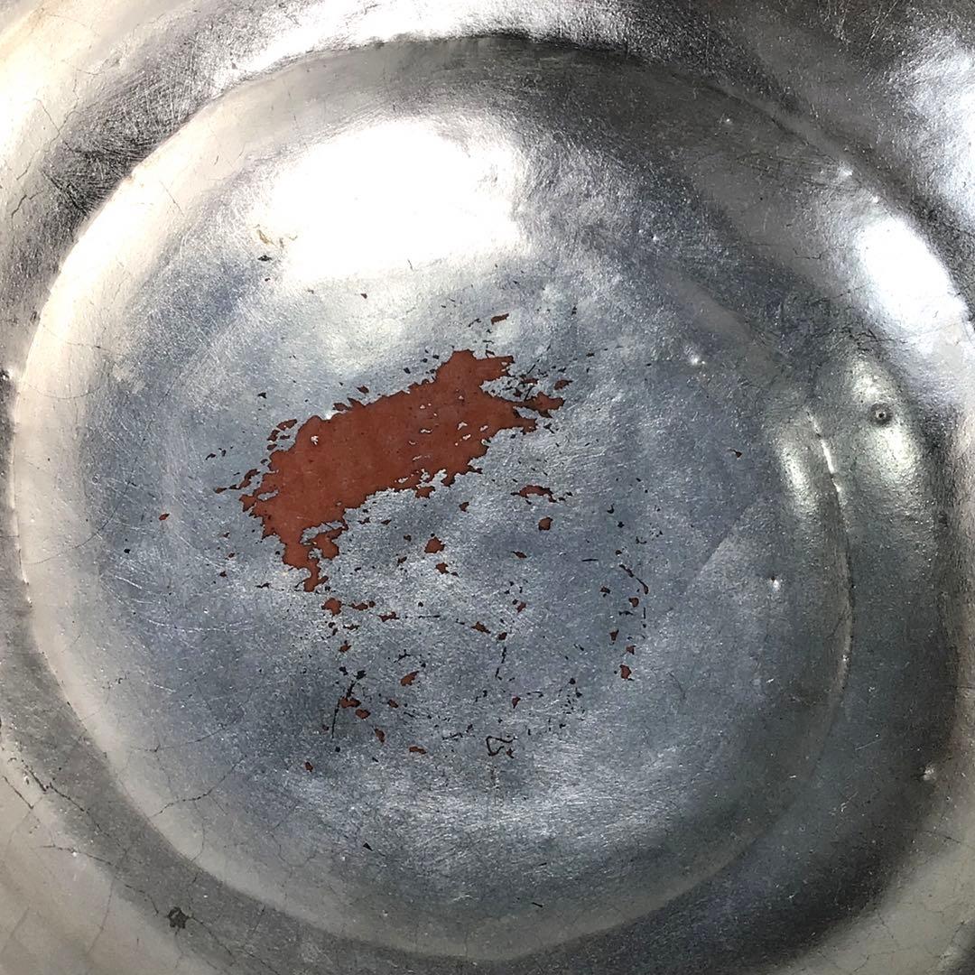 Ｍ８６４　嶋台茶碗　『佐々木松楽造』『赤楽』『金銀一双』　共箱　茶道具