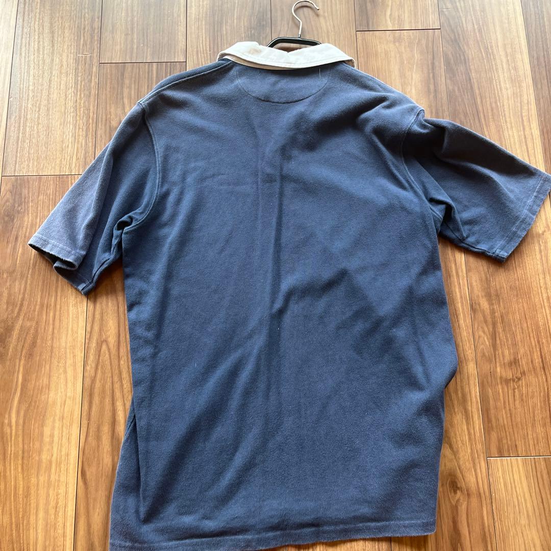 MAGILL LOS ANGELES アメリカ製 ラガーシャツ S ネイビー
