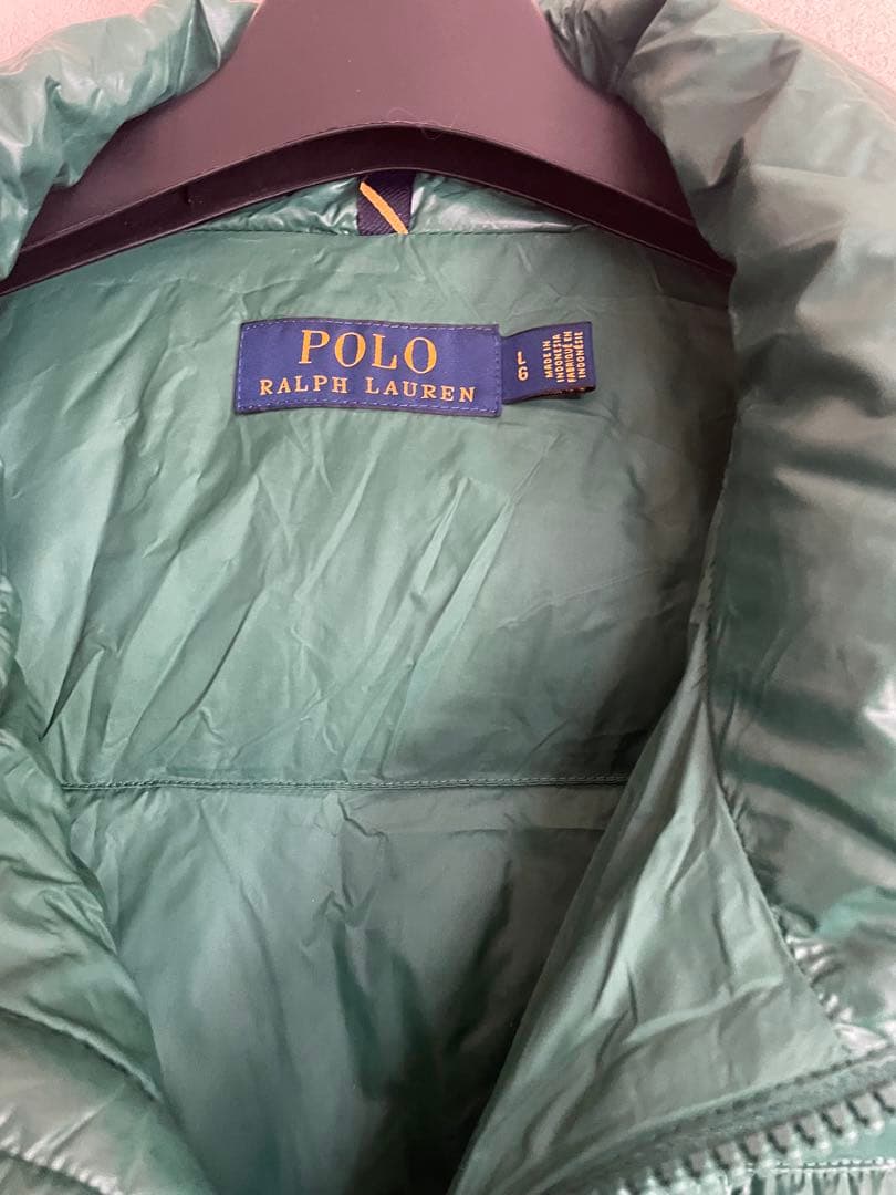 【超美品】Polo Ralph Lauren グリーン ダウンベスト L
