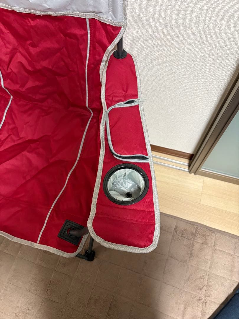 Coleman 折りたたみアウトドアチェア 赤
