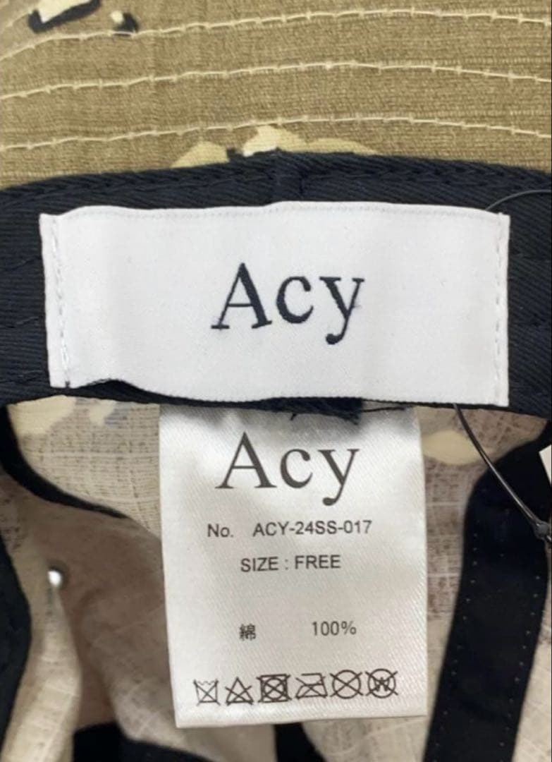 帽子 Acy 6panel hat