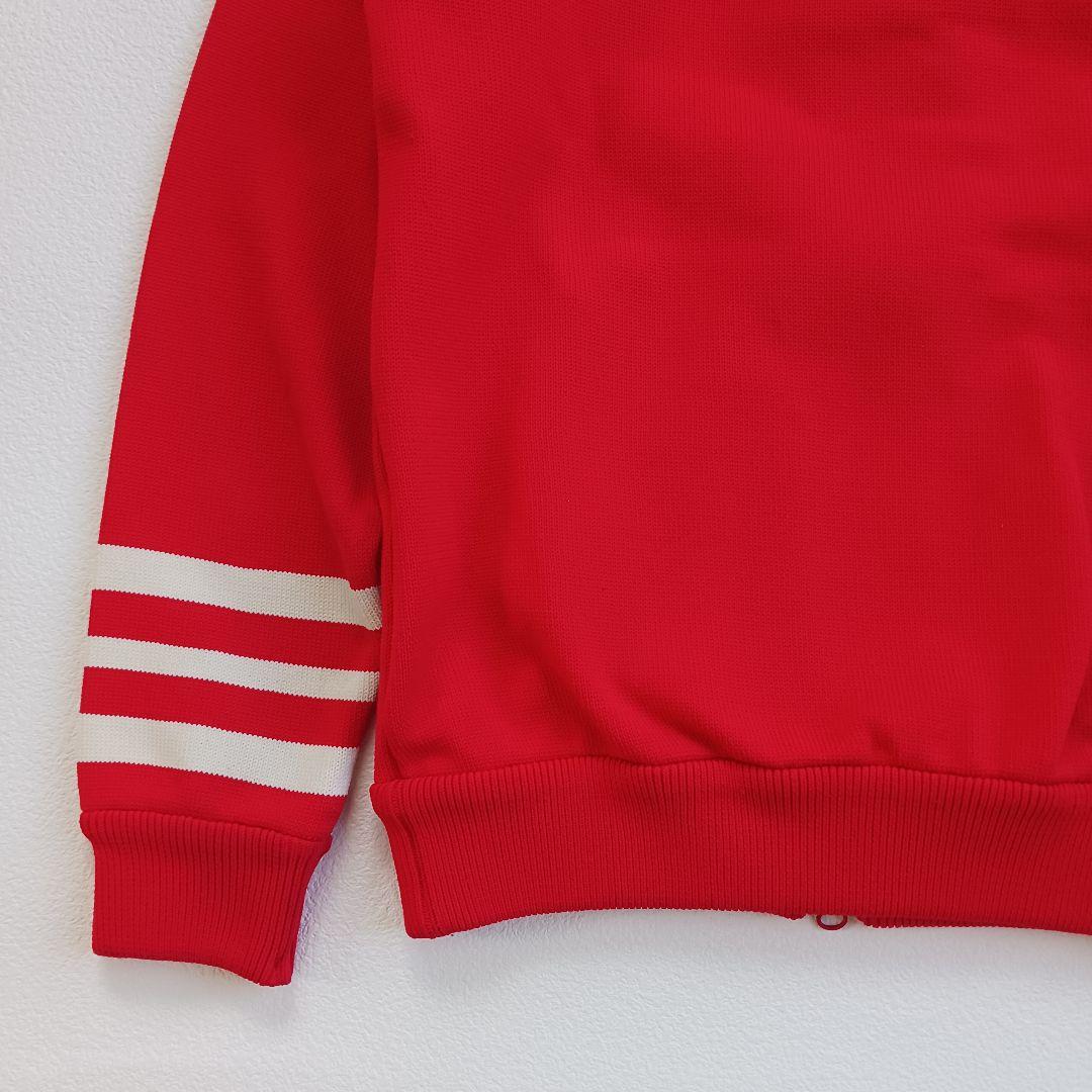極美品♬パーリーゲイツ　ニットジャケット　ジップアップ　ハイネック　赤　サイズ4