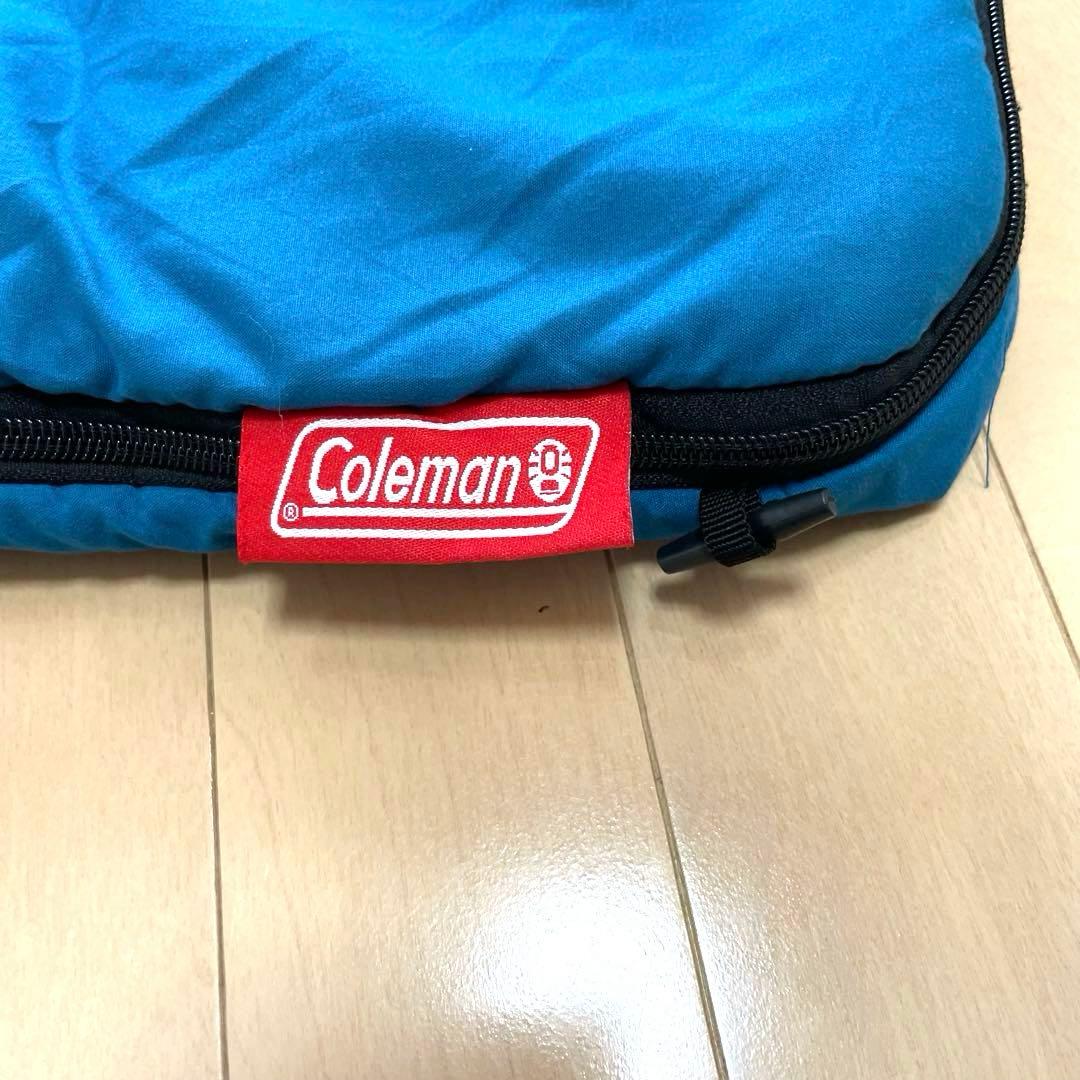 コールマン 　ファミリー寝袋　キャンプ シュラフ 寝袋 Coleman　ブルー