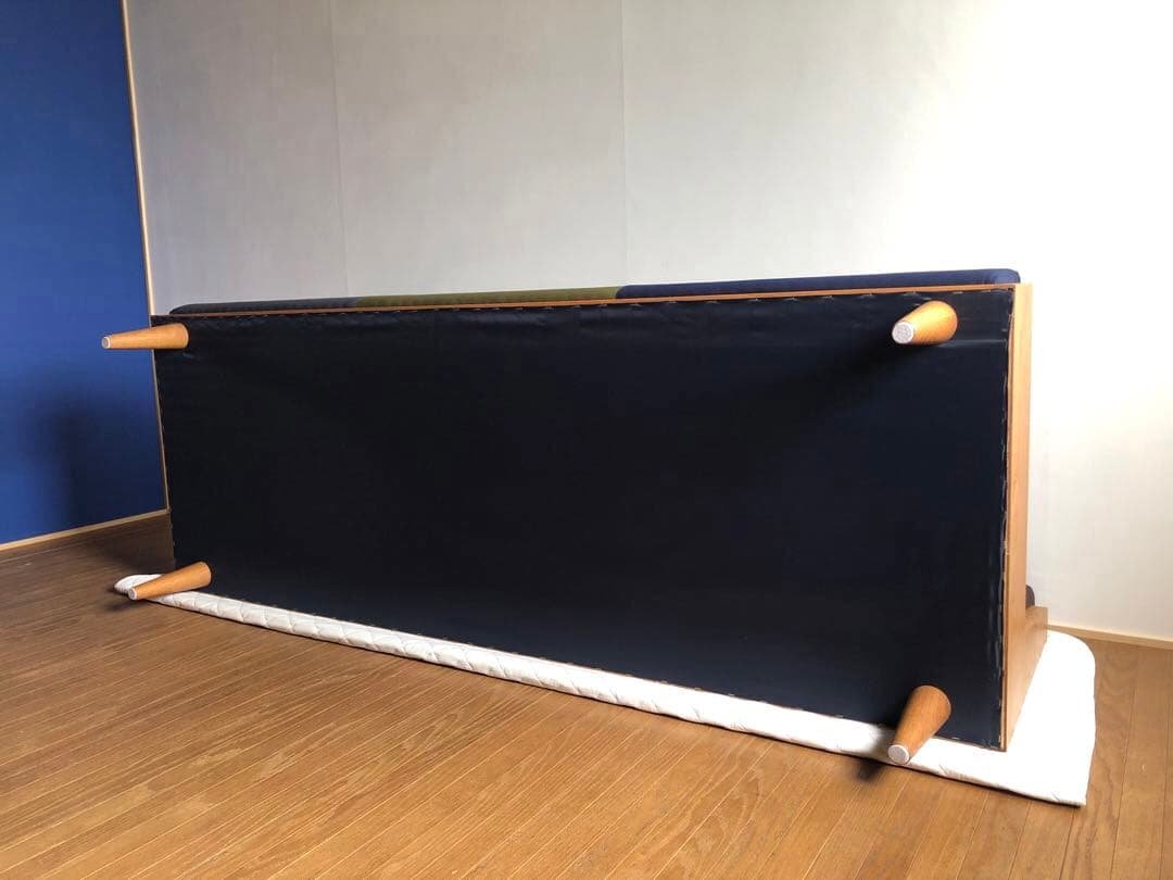 オーク材 ￼Coccole 3人掛けソファ リビング ダイニング 北欧 カフェ
