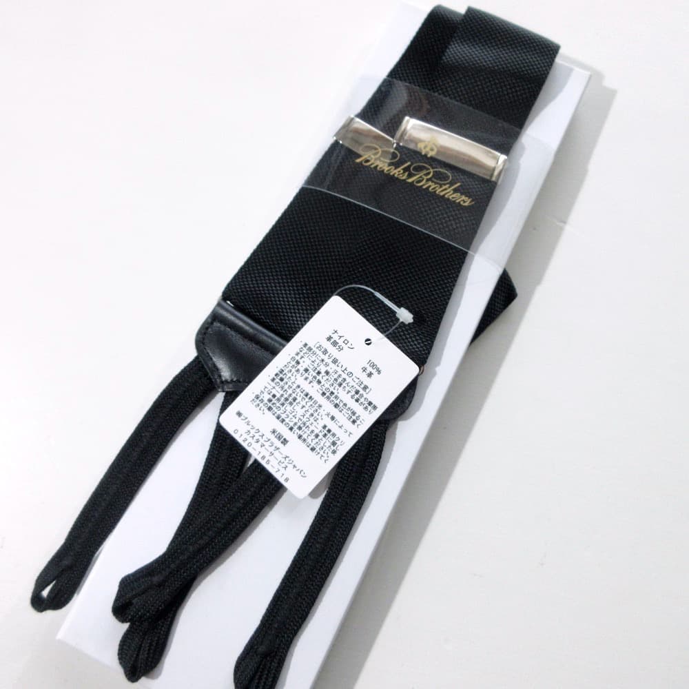 Z*C様 ブルックスブラザーズ 新品 ボタン式サスペンダー 定価¥13200
