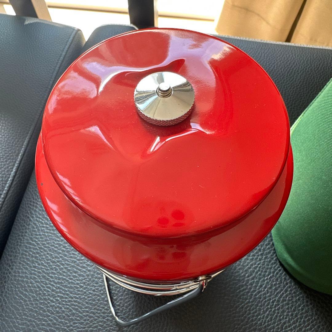 ⭐︎レッド⭐︎コールマン ガスランタン　ケース有　美品