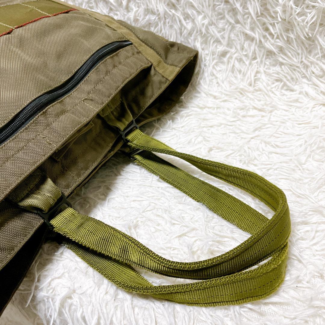 BRIEFING SQ トートバッグ バリスティックナイロン モスグリーン