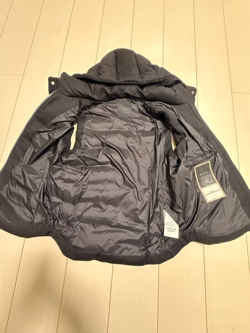 TATRAS タトラス　SOVER　ダウンベスト　Sサイズ　ブラック　美品