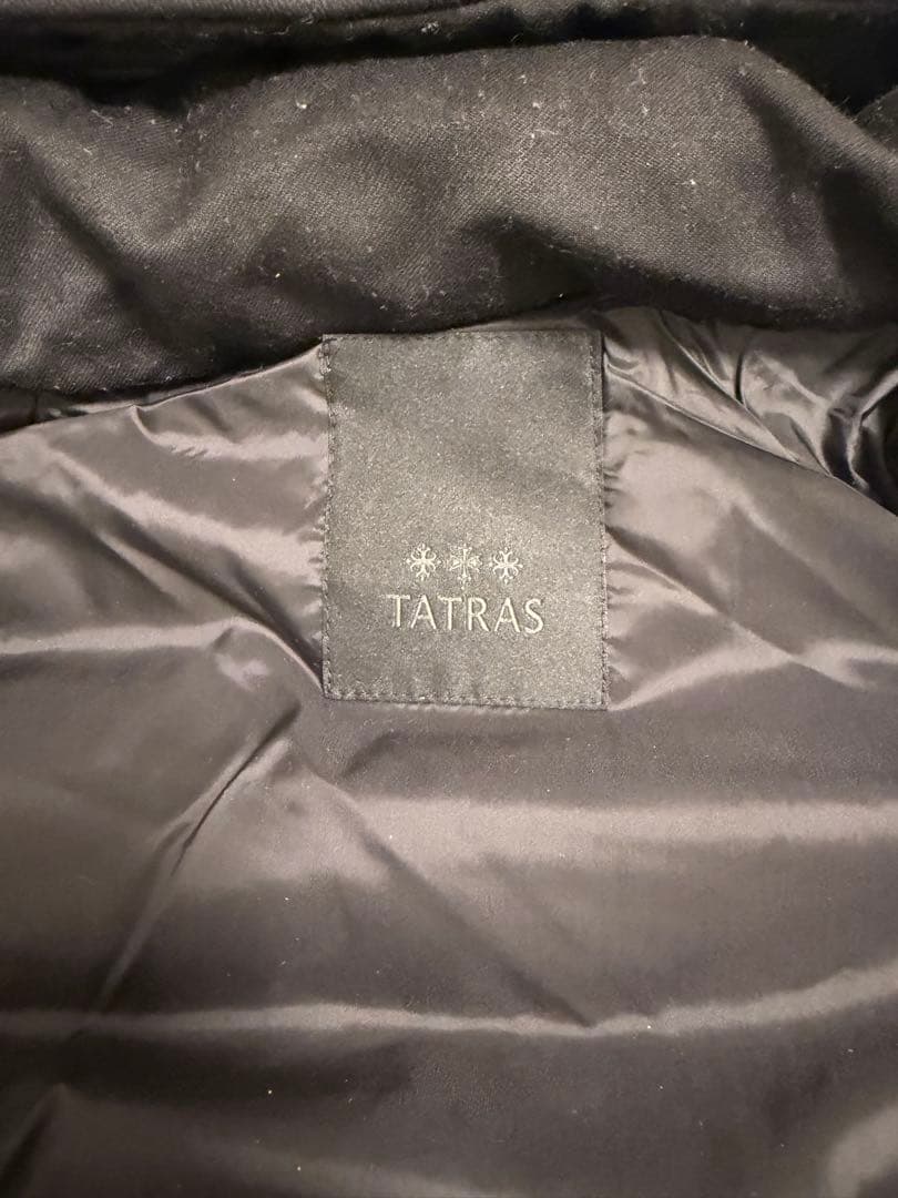TATRAS タトラス　SOVER　ダウンベスト　Sサイズ　ブラック　美品
