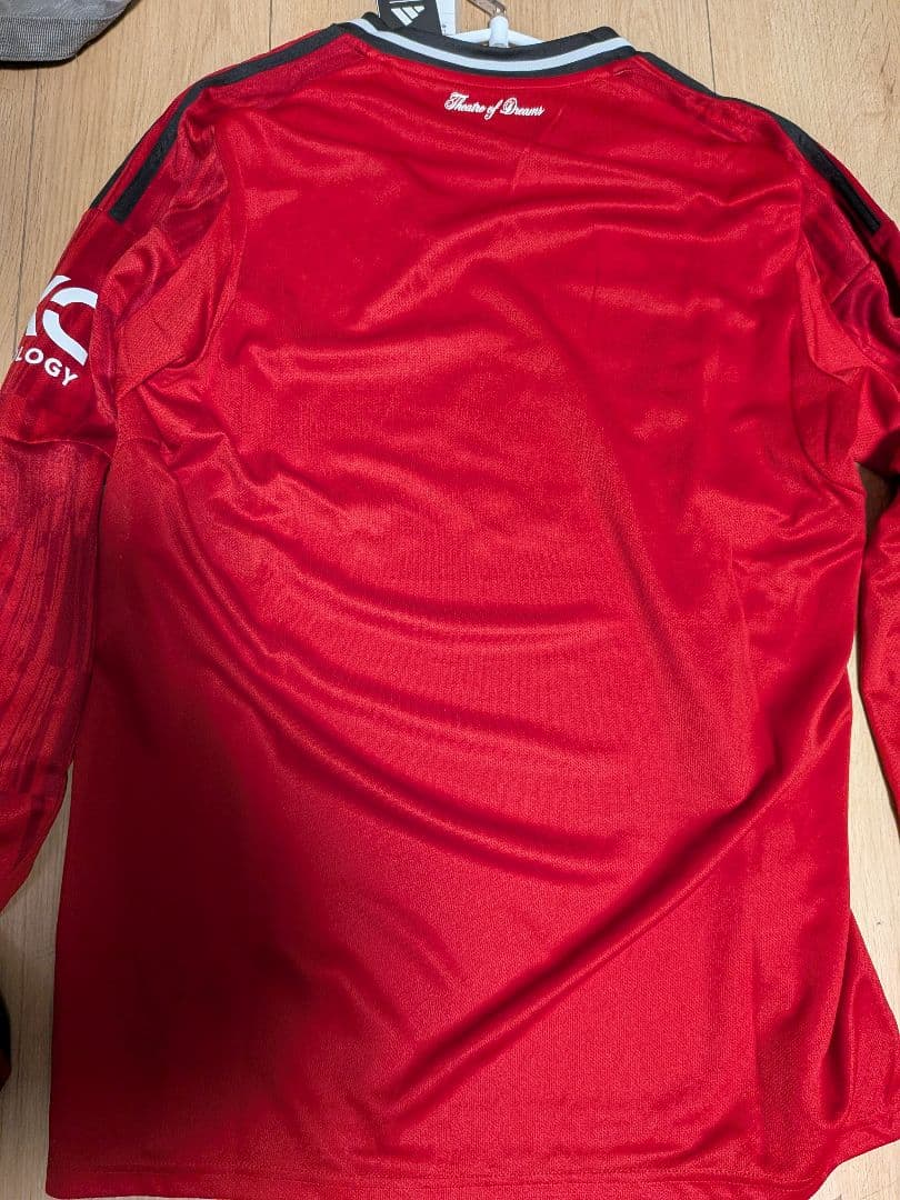 adidas Manchester United XL レッド シャツ