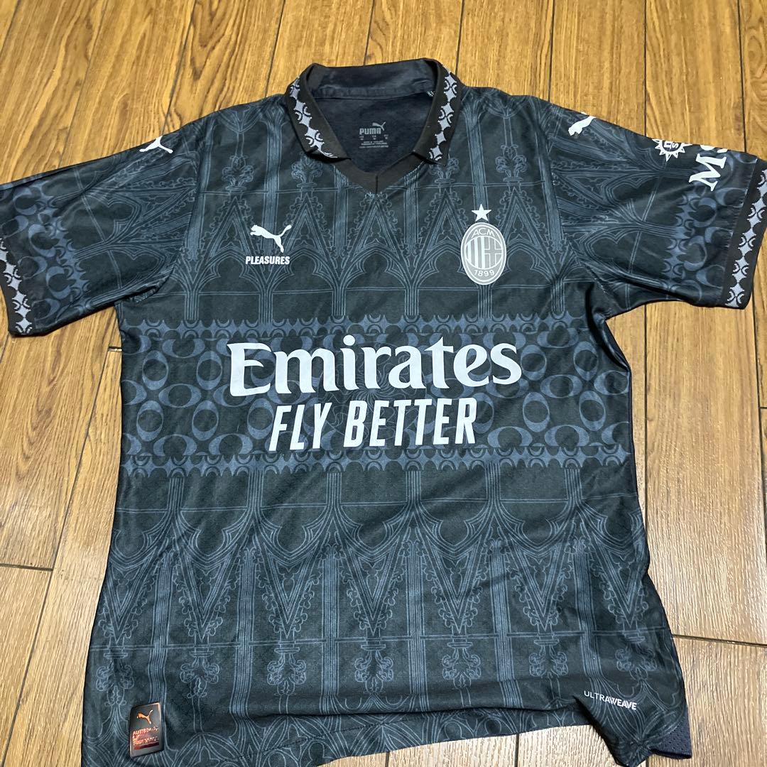 AC Milan Rafa Leão 10 シャツ 黒