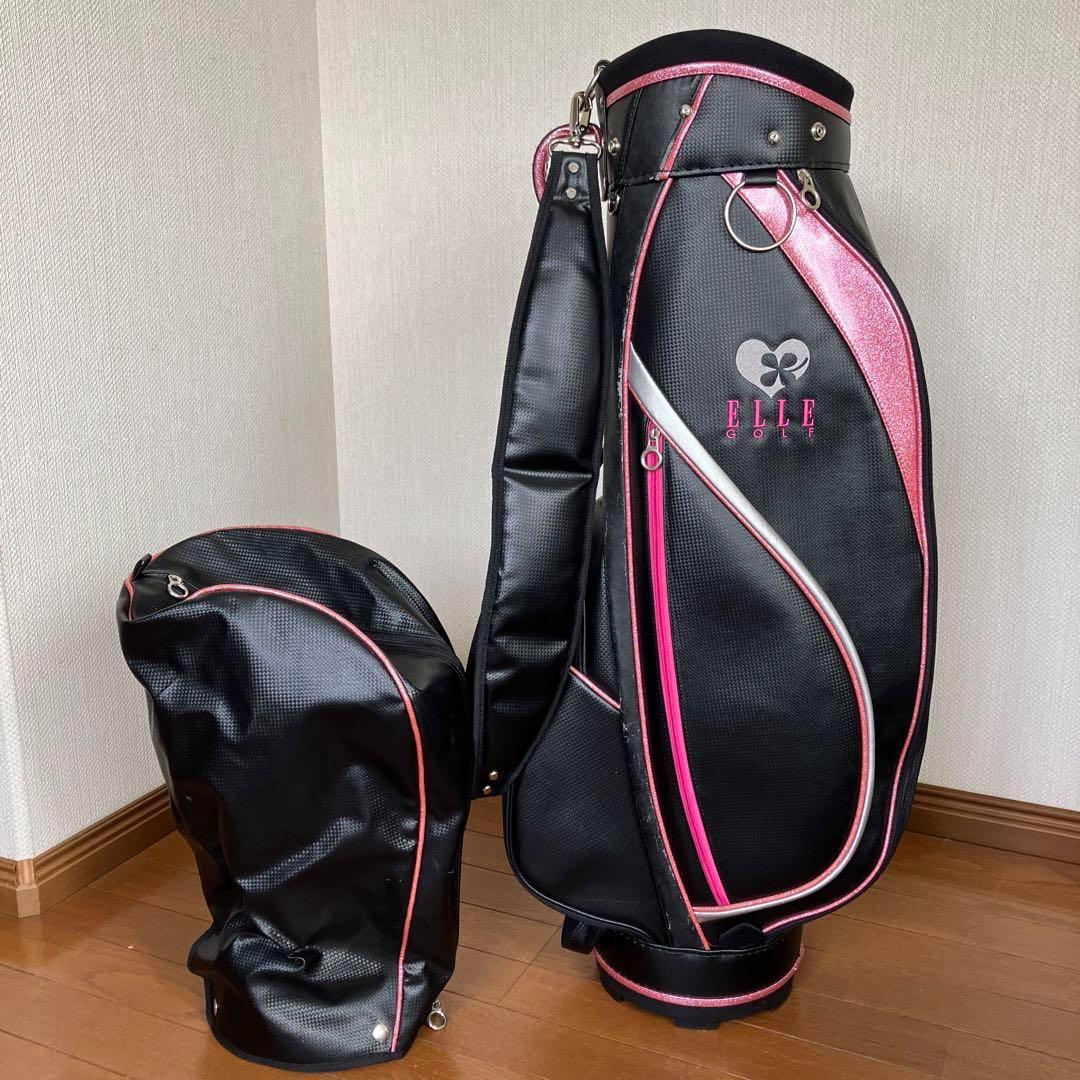 AB-191 ELLE エルスポーツ レディースキャディバッグ 3分割 送料無料