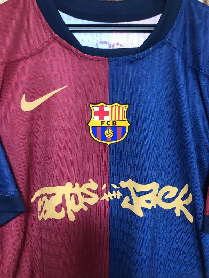バルセロナ24/25 ヤマル クラシコ限定 トラビススコットコラボ 選手仕様