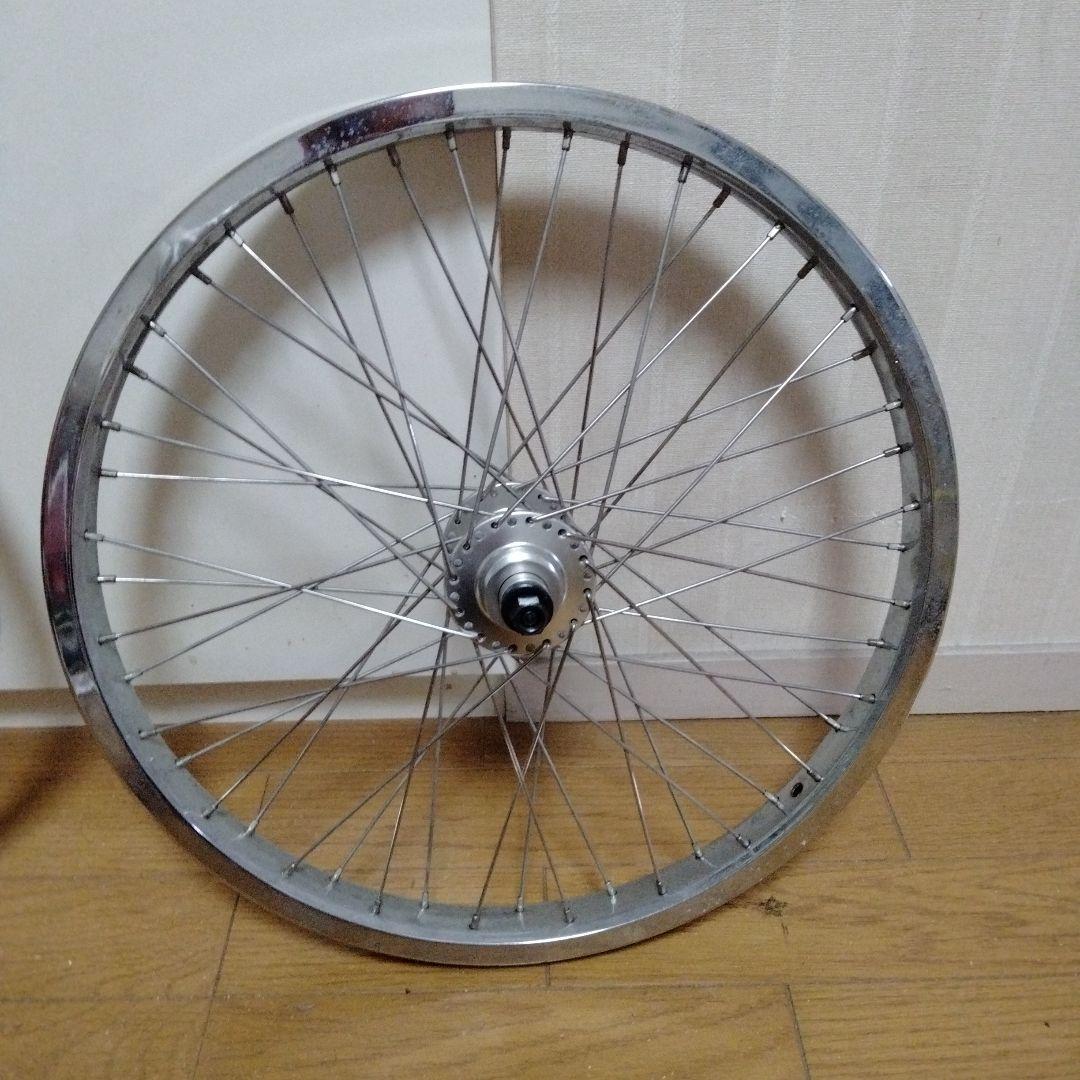 BMX　手組みホイール前後セット　絶版品TNTリボルバーハブ　オールドBMX他