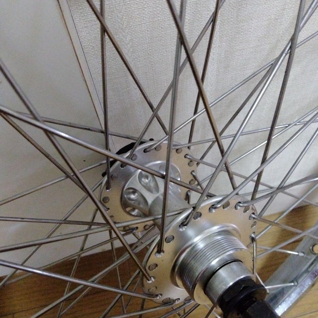 BMX　手組みホイール前後セット　絶版品TNTリボルバーハブ　オールドBMX他