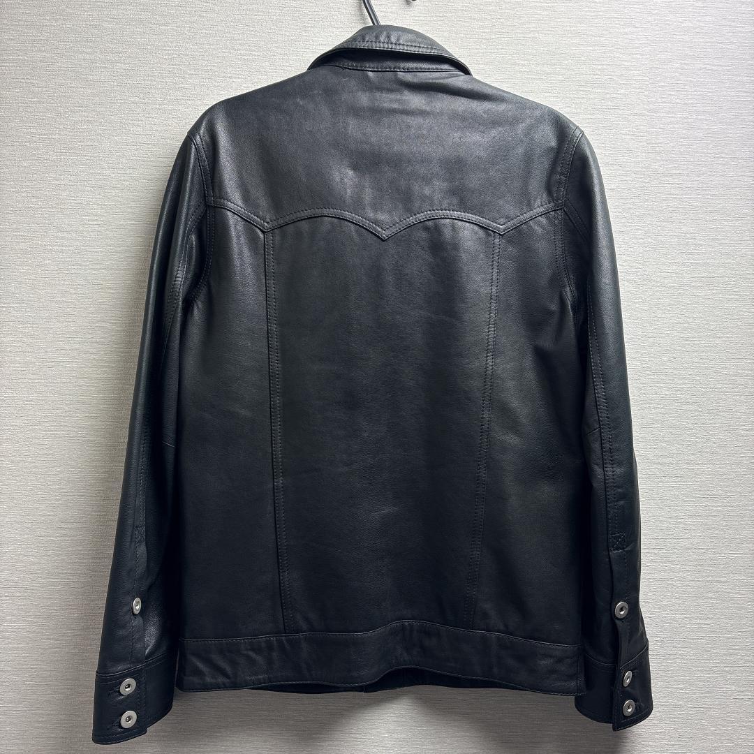 ジャケット・アウター COLLARS leather tracker jacket skull M