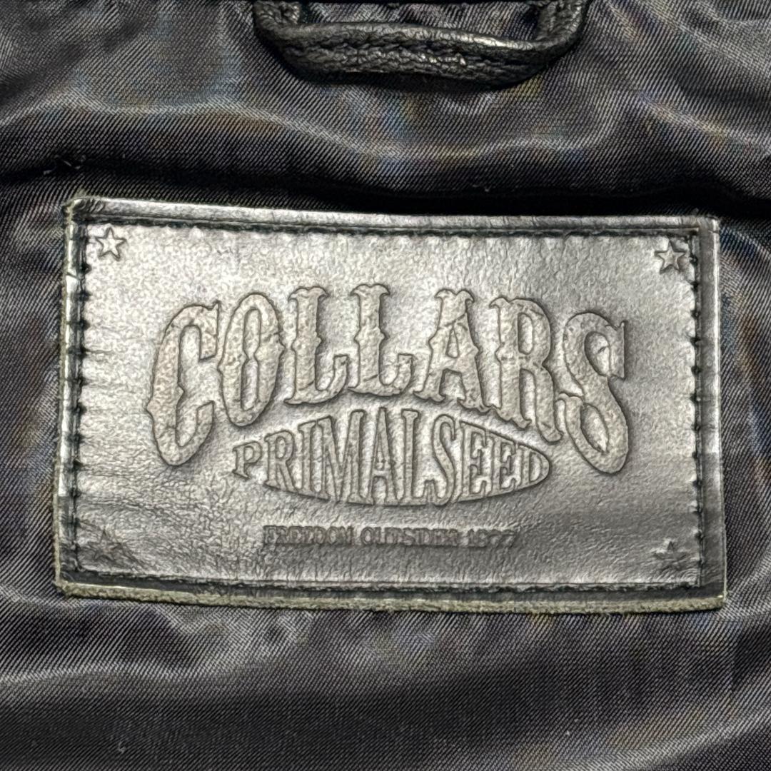 ジャケット・アウター COLLARS leather tracker jacket skull M