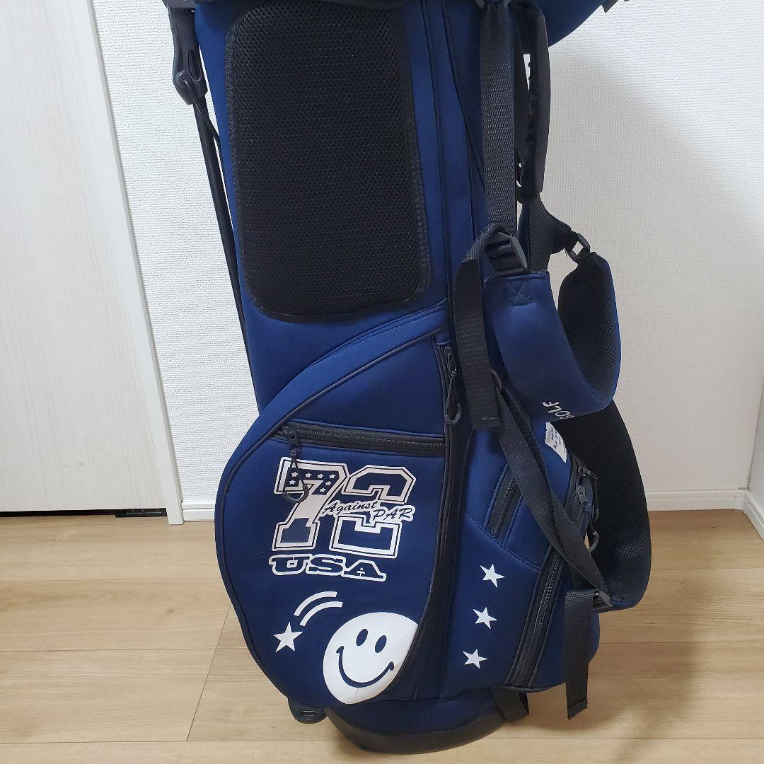BLUE TEE GOLF ネイビーキャディバッグ　スタンドタイプ