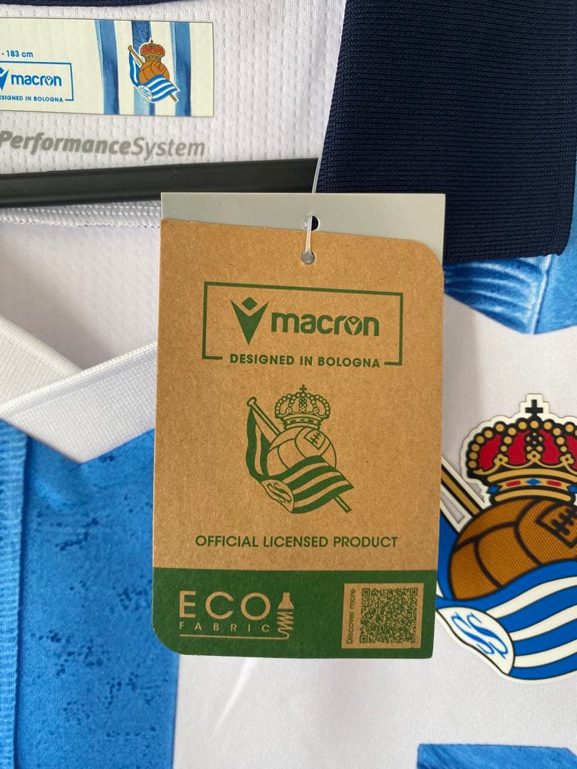 ☆新品☆送料無料☆macron(マクロン)レアル・ソシエダユニフォーム☆久保建英