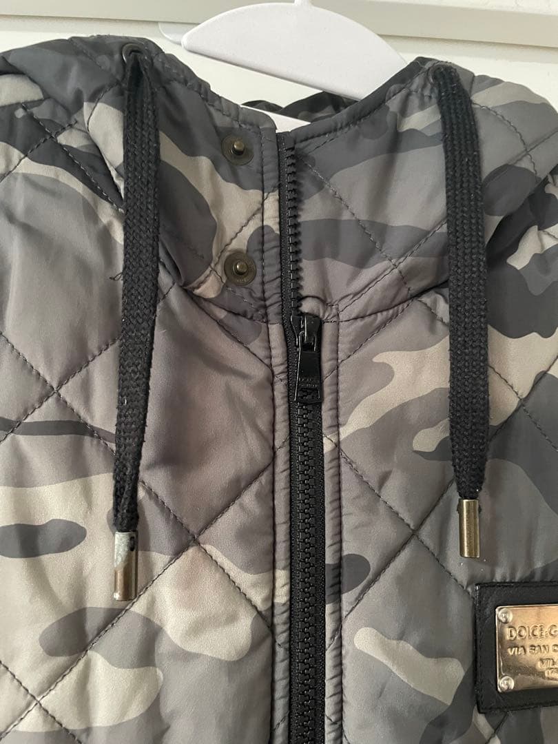 DOLCE&GABBANA カモフラージュ ダウンベスト　44