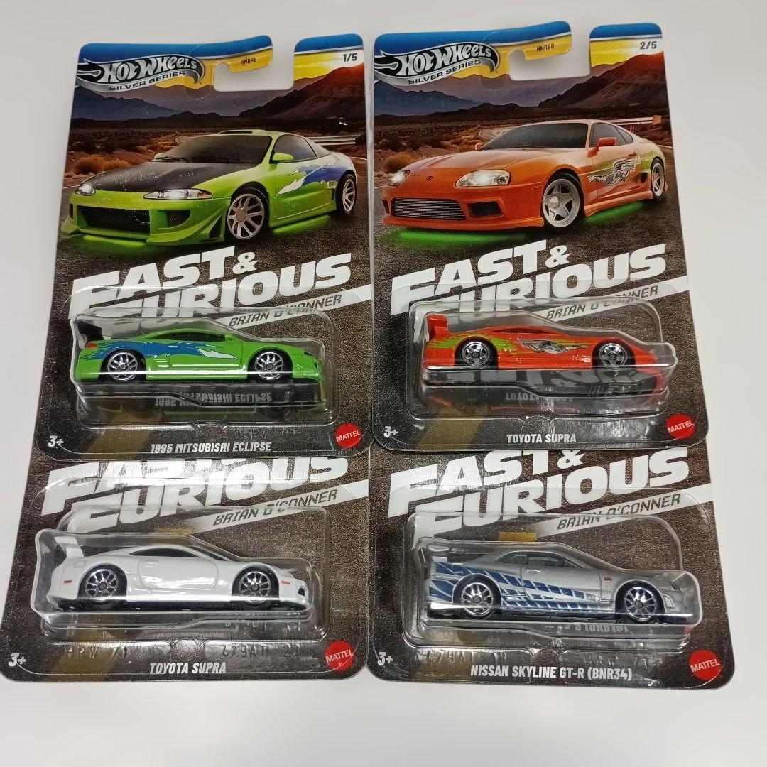 Hotwheels FAST&FURIOUS BRIAN O'CONNER4台
