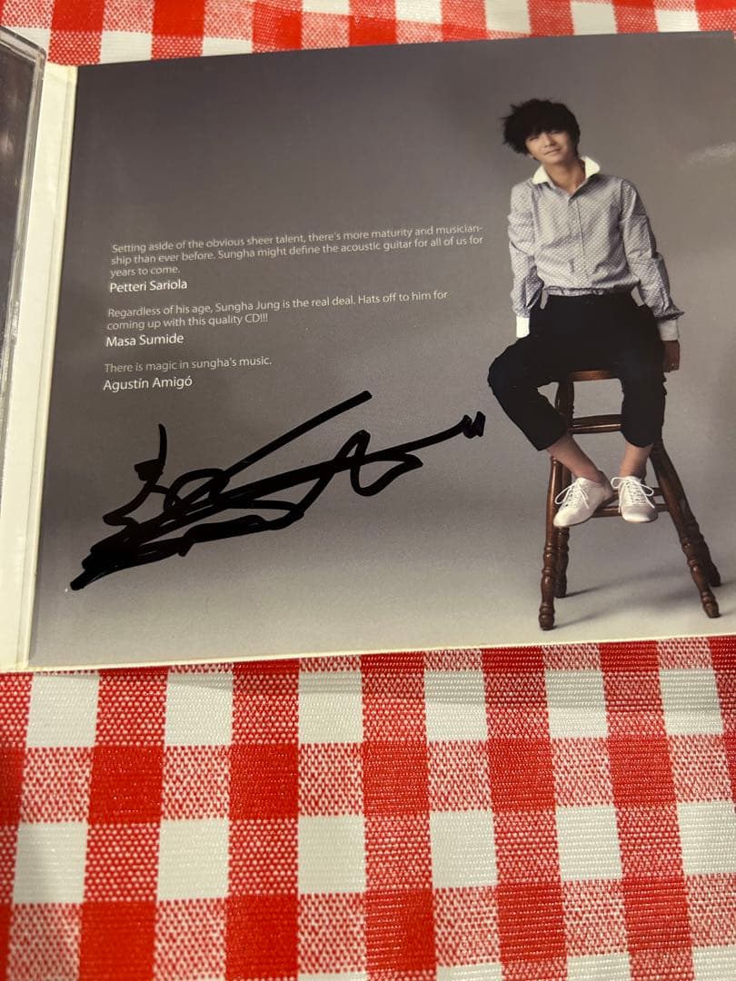 Sungha Jung IRONY サイン入り